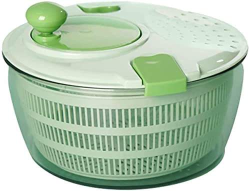 Salad Spinner, 4L Vegetable Washer, Quick Dry Design, Household Kitchen Salad Machine with Easy Drain System and Storage Tools