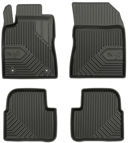 MOTOS Gummimatten Auto Fussmatte passend für Citroen C3 III 2016-2024 Hatchback Verbessern Sie Ihren Reisekomfort mit Antirutschmatte Auto No.77- Allwetter fußmatten Auto, Schutz vor Verschmutzung