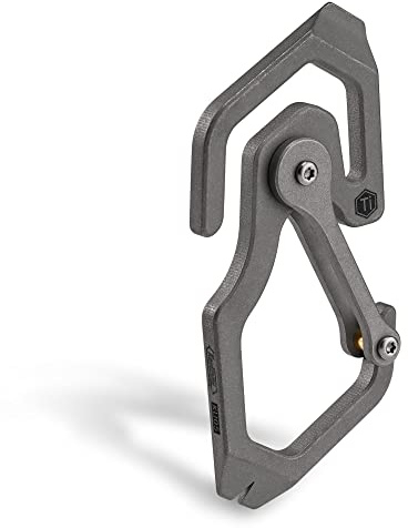 KeyUnity Karabiner Schlüsselanhänger Multitool 3-in-1,EDC Multitool Werkzeug mit Schraubendreher,Brecheisen,& Schnellverschluss für Outdoor Camping Zubehör,Alltag, Geschenke für Männer