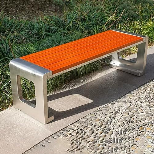 SORVA Gartenbank für draußen, Parkbank auf der Terrasse, Gartenmöbel für Zwei Personen, Lattensitz, Freizeitbank für den Balkon, Tragfähigkeit 500 kg/1102 lbs für Hinterhof, Balkon, Garten (Größe: