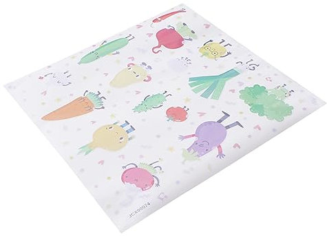 Homoyoyo Cartoon Food Stickers Self-Adhesive for Kitchen Cabinet Fridge Sticker and Window Art Theme Background for Restaurant Wall Decoration