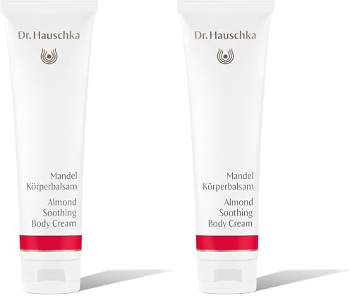 Dr. Hauschka Mandel Körperbalsam unisex, reichhaltige Körperlotion, 180 g (Packung mit 2)