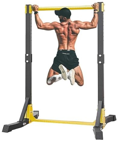 Tinysiry Klimmzugstation - 362,9 kg Belastbar, 11-stufig Höhenverstellbar, Power-Tower, Freistehend, Tragbares Trainingsgerät für Studenten, Erwachsene, Kinder