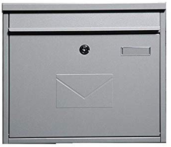 Wall-Mount Mailbox Wall Mounted Post Box Mailbox Wall-Mount Mailboxes Wall Mounted Locking Drop Box Mailbox-Inter Office Mailbox-Premium Galvanized Sheet Letter Post Box, Ideal for Residential Deliver