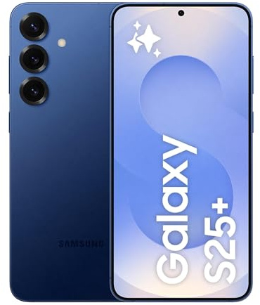 Samsung Galaxy S25+ Smartphone AI, 3 anni di Garanzia del produttore, Display 6.7'' QHD+ Dynamic AMOLED 2X, Fotocamera 50MP, RAM 12GB, 512GB, 4.900 mAh, Navy [Versione italiana]