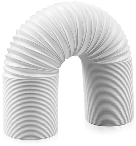MaxAwe Tuyau de climatisation Ø 150 mm - Longueur : 3 m - Tuyau d'évacuation d'air de climatisation flexible - Tuyau d'évacuation d'air CA pour sèche-linge - Hotte aspirante - Rotation vers la gauche