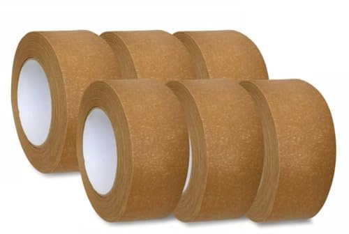 MHD Paper Kraft Tape Adhesive Eco Friendly Parcel Packing Recyclable Brown 50mm x50m (6)