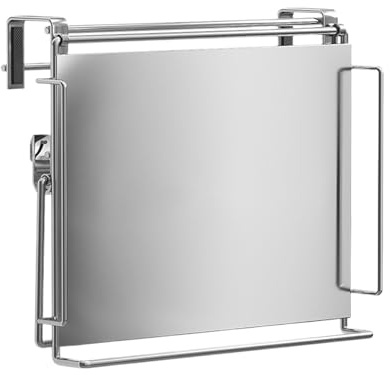 Organizzatore pieghevole per porta 'armadio - Estensione del piano di lavoro per | Tavolo pieghevole in acciaio inossidabile | Porta portatile multifunzionale Porta 'armadio Org