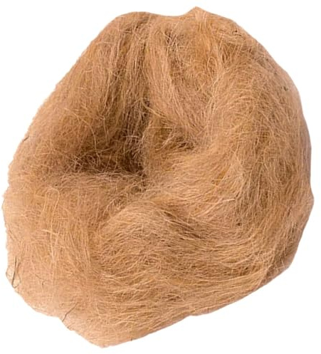 BUGUUYO Tapis en Fibre Naturelle pour Petits Oiseaux Matériau Confortable pour Construction De Nids Accessoire Habitat