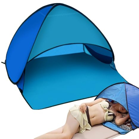 -Sonnenschutz – Strandzelt | Kopf-Popup-Baldachin | Hunde-Schattenüberdachung | Automatischer Schatten tragbares Zelt | Sofortiger Sonnenschutz | Pop-Up-Pavillon | UV-Sonnenschutz, einfache