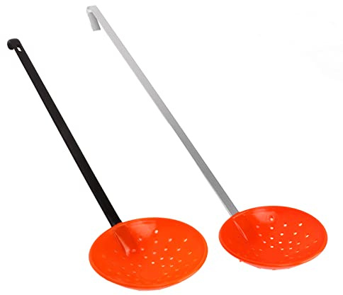 2 cucharones de pesca en hielo con asas de plástico y aleación de aluminio, gancho práctico para invierno, herramienta de corrosión para entusiastas