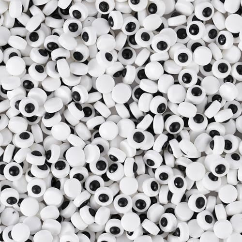 Décos Sucres Yeux 130g 7mm Déco Oeil Yeux en Sucre Comestibles Alimentaires - Décorations Pâtisserie Noël Halloween Cupcakes Gâteaux, Cupcakes, Biscuits