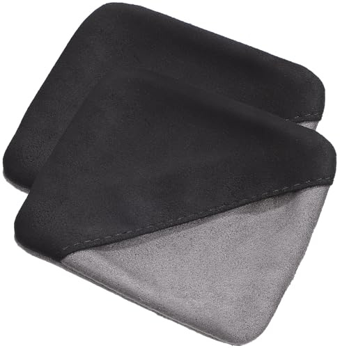 Alipis 2pcs Microfiber Cleaning Cloths for Computer and Camera Screens, Lens Cleaner Pads for Eyeglasses and Electronics, Anti-Glare Screen Wipes for Monitors and Touchscreens in