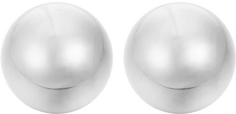 Gogogmee Palline da Massaggio per Mani in Acciaio Inossidabile 2 Pezzi Sfere Rotolanti Lisce e Leggere per Rilassamento Muscolare e Benessere Strumenti Portatili per Esercizi e