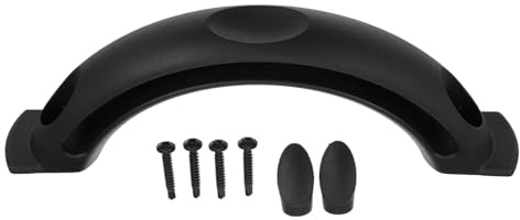 Veemoon Nylon Fence Handle Pull Replacement for Wagon Cart and Wardrobe Doors, Black Sturdy Gate Handle Universal Compatibility and Easy Maintenance for Outdoor Fencing Accessories