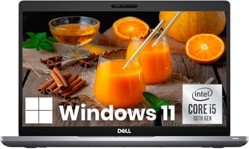Dell Latitude 5410 PC Notebook Portatile Schermo da 14.5 CPU Intel i5-10310U Ram 16Gb DDR4 NVME SSD 256Gb Webcam Windows 11 Pro + Office 2021 (Ricondizionato) (i5 10gen | 16GB RAM| SSD 256GB)