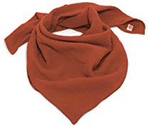 nanito Schal Halstuch Babyhalstuch Kinderschal Musselin Musselintuch Farbwahl Kinder Kinderhalstuch Baby Junge Mädchen Spucktuch Tuch 100% Bio Baumwolle 45 x 45 cm
