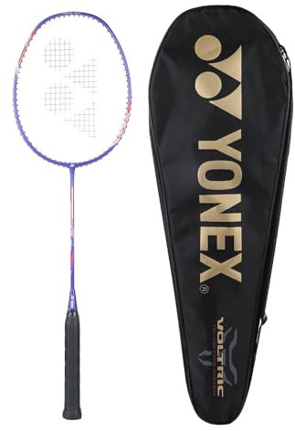 YONEX Voltric Lite 25i Graphite Strung Badminton Racket with Full Racket Cover (Blue) | For Intermediate Players | 77 grams | Maximum String Tension - 30lbs
