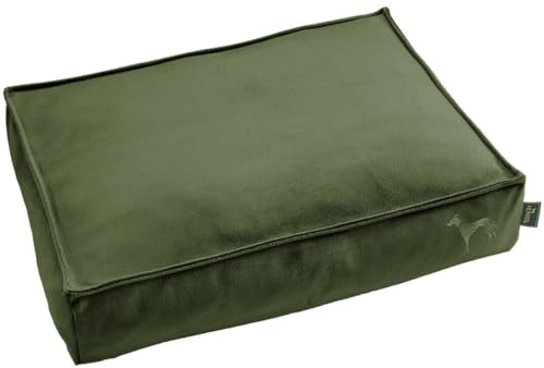HUNTER Orthopädisches/Ergonomisches Hundekissen Merida Farbe Oliv, Größe M