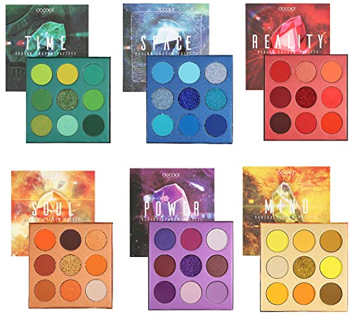 Docolor Lidschatten Palette 54 Farben Edelstein Make Up Palette Vegane Formel Hochpigmentierte Matte Glitzernde Nackte Rauchige Cremepuder Mischbare Anglebige Wasserdichte Farbenfrohe