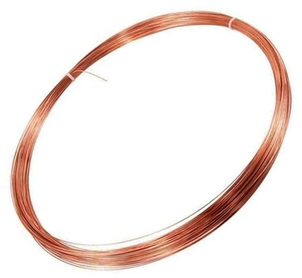 Generisch Kupferdraht, 0.2mm-1.0mm Reines Kupfer Basteldraht, Kupfer Schmuckdraht (Farbe : 0.2mm, Größe : 50m)