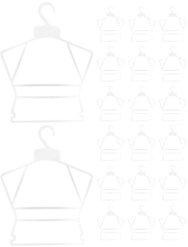 SOLUSTRE 20 Perchas De Plástico para Trajes De Bebé Perchas De Lencería Perchas para Trajes De Baño Perchas De Exhibición para Tienda Soportes para Ropa para Niños Organizador De