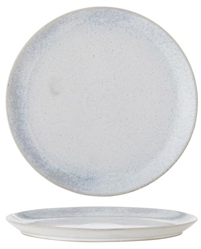 Bloomingville Paula - Plato llano (cerámica, 26,5 x 2 cm), color azul