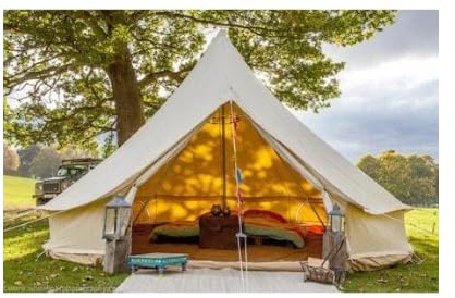 Bell Tent Boutique 6m 200gsm Lightweight High-Blend Canvas Bell Tents