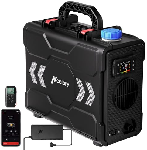 8KW Diesel Heater, 6L Toolbox 2S Plus Portable Diesel Air Heater All in One 110V/12/24V with App Control, Wireless Temperature Sensing and Altitude Mode for RV Garage Camper