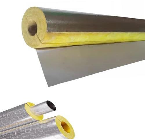 Self-Adhesive Foam Pipe Insulation - 30/50mm Thick - HVAC Frost Protection & Soundproofing - Energy-Efficient Pipe Wrap (ID76xT30mm) - Perfect for Outdoor Use