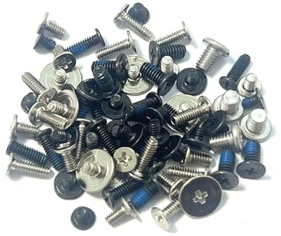 Lot Complet de vis pour PC Portable Remplacement pour Flex 3-1570 80JM 80K0 | Flex 3-1580 80R4 5S10H91187Complete Set of Laptop Screws