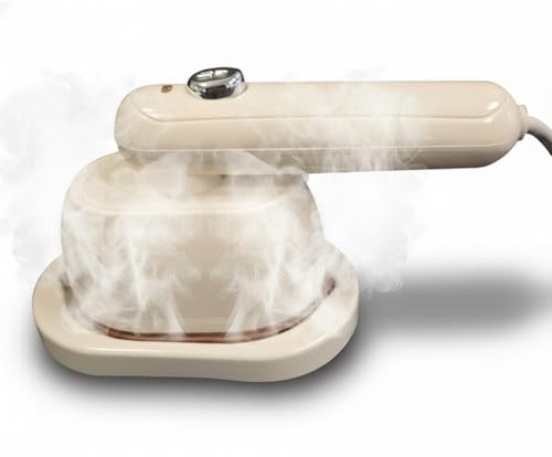 STARLYF Magic Iron Handheld Garment Steamer, Fast Heating in 20 Seconds, 100 ml Tank, Dual Dry and Wet Function, 90° Rotating Handle, Triangular Plate, Compact Design Ideal for Travel and Home Use