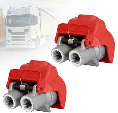Acoplamiento Rápido, Cabezal de Acoplamiento M16x1,5 para Duo Matic para Camiones Semirremolques Acoplamiento de Remolque Repuesto 4528040120