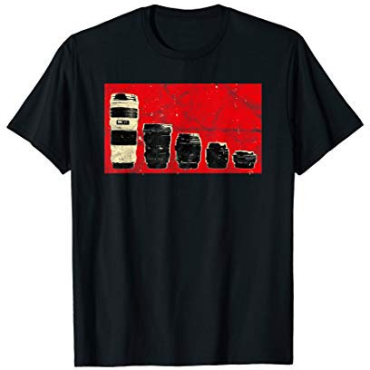 Vintage Photographer DSLR Camera Lens Shutterbug Retro T-Shirt
