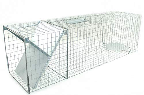 POKM Toolsmarket GmbH Lebendfalle 102x29x31 cm Marderfalle Katzenfalle Fuchsfalle Tierfalle Falle Tier Fuchs