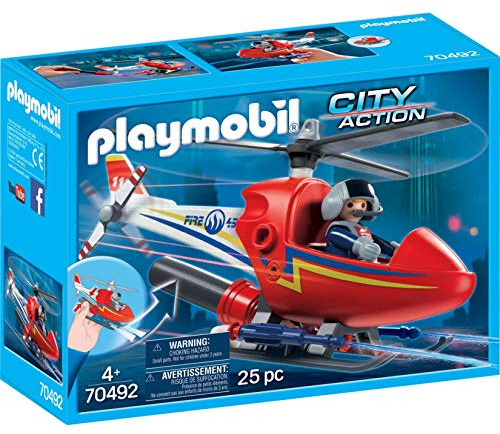 Playmobil - 70492 - City Action - Hélicoptère de Pompier