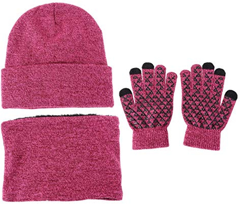 BESPORTBLE Conjunto De Tres Capucha Cortavientos y Braga Cuello Gorro De Punto Antiviento Para Invierno Accesorio De Punto Para Mantener El Calor