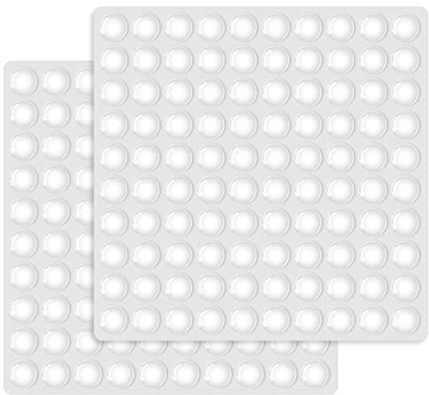 Auidy_6TXD 200 Stück Selbstklebend Türpuffer Transparente Anschlagpuffer Möbelpuffer für Möbel Schubladen, Schränke, Notebook