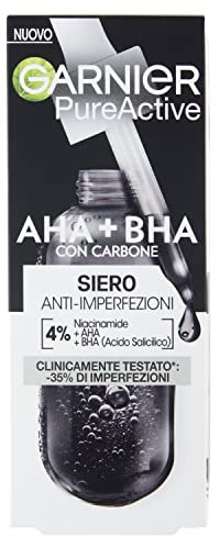 Garnier PureActive Serum gegen Unreinheiten, AHA + BHA, 30 ml
