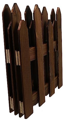 YARNOW Clôture De Jardin Bois Style Pastoral Pour Cour Extérieure Panneau Décoratif De Jardin Léger Et Facile à Installer