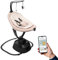 Babymoov Swoon Evolution Bluetooth Connected Smart Baby Swing / Rocker - Connected with mobile app - Music streaming, voice recording and personalised lullabies - 8 different movements, 360° seat