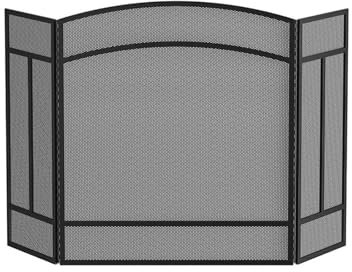 Funkenschutzgitter Einfache Nordic Haushalt Eisen Kamin Bildschirm Partition Mit Mesh Kamin Zaun Hohl Partition Bildschirm Dekoration Feuerschirm