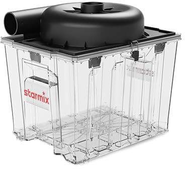 Starmix Vorabscheider Dustfixx - Keine Einschränkung der Saugleistung - Vorseparator schont Filter im Staubsauger - Zyklonabscheider mit bis zu 99% Abscheidegrad - Entsorgung & Transport sehr einfach