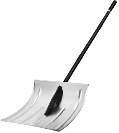 VEVOR Snow Shovel for Driveway, 40cm Wide Aluminum Alloy Snow Shovel, Non Slip Grip, Large Capacity Snowplow Shovels, Detachable & Lightweight Snows Removal Tool for Garden Car Camping Outdoors