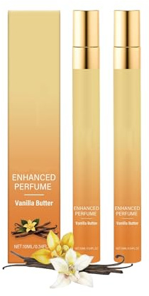 Vanille Parfüm Damen, Eau de Parfum die rund der Blüten Vanille tropischen, Langanhaltend Parfüm für Haare & Körper, Eleganter Eau de Parfum mit Intensivem Blumig-Fruchtigem Duft (10ml, 2)