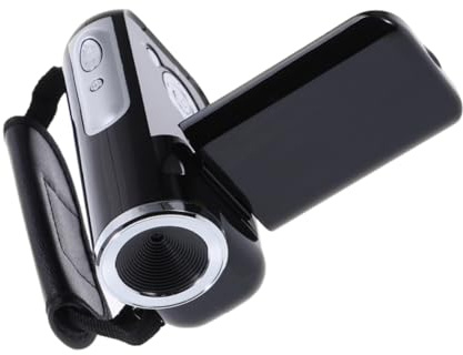 BESPORTBLE Caméscope Dv Mini 5mp Écran Tft 2 Pouces, Plastique Léger, Mémoire Intégrée 16mb et Carte Extensible Jusqu'à 32gb, Réglage Balance des Blancs pour Selfie