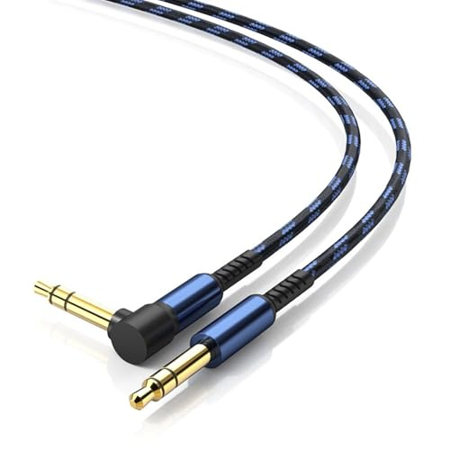 Cavo jack per chitarra elettrica e basso, Cavo mixer for chitarra maschio-maschio da 6,35 mm multicolore 1-10 m(Blue,1.5m)