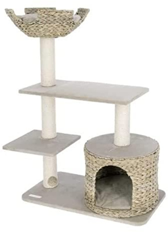 Kerbl Pet Arbre à Chat Banana Leaf Jade Beige, 100cm