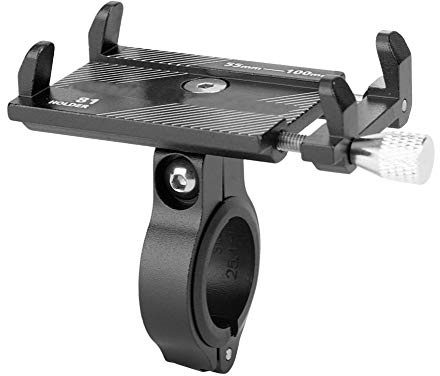 Dilwe Fahrrad Handy Mount, mehrere Ger?te kompatibel, Lenkerhalterung, schwarz, fr Fahrten, Outdoor und Alltag