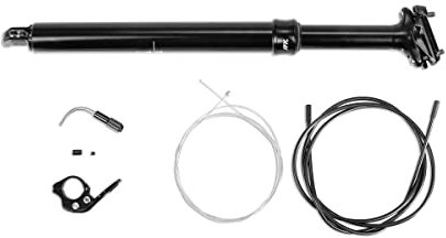 RFR Sattelstütze Aluminium 30,9 mm x 360 mm für Mountainbike, Schwarz